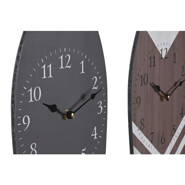 Reloj Pared Mediterraneo DKD Home Decor Multicolor 4.5 x 50 x 20 cm (3 Unidades) 1