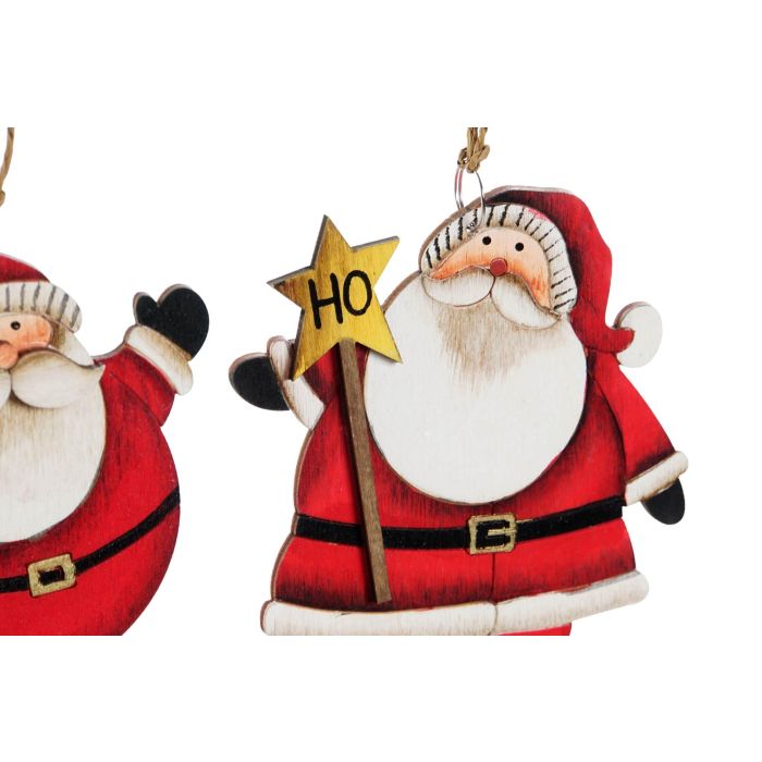 Decoracion Colgante Navidad Tradicional DKD Home Decor Multicolor 12 x 53 x 30 cm (48 Unidades) 2