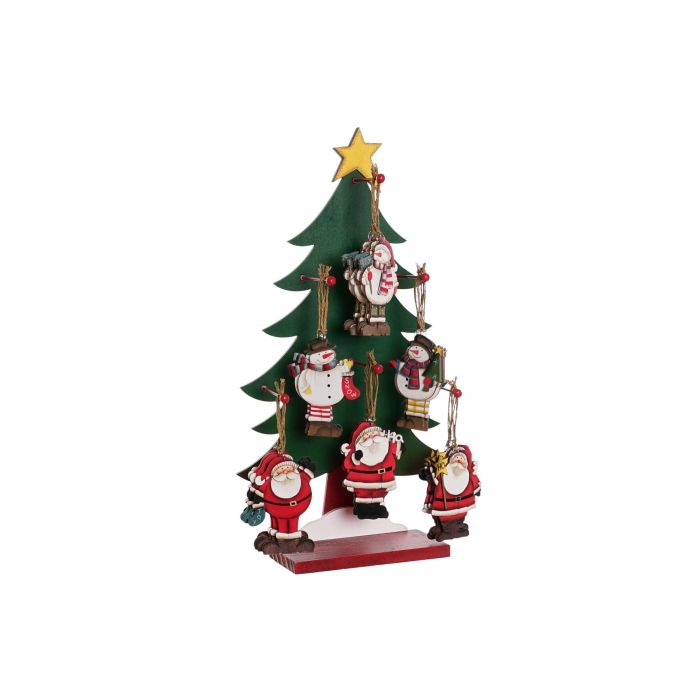 Decoracion Colgante Navidad Tradicional DKD Home Decor Multicolor 12 x 53 x 30 cm (48 Unidades) 3