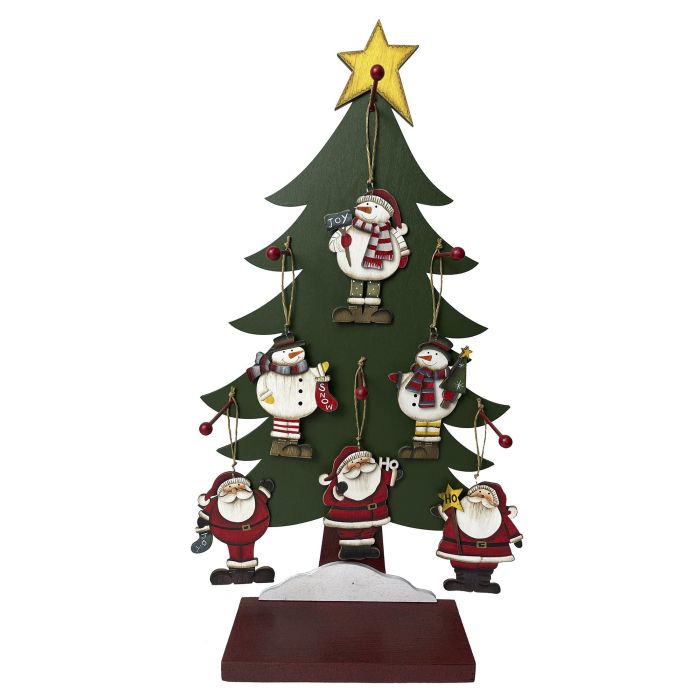 Decoracion Colgante Navidad Tradicional DKD Home Decor Multicolor 12 x 53 x 30 cm (48 Unidades)