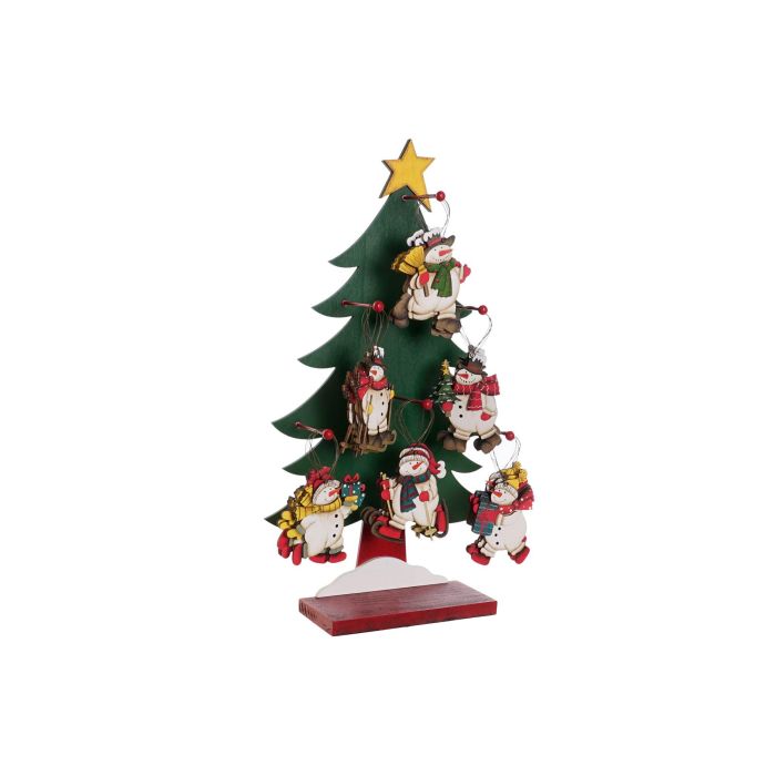 Decoracion Colgante Navidad Tradicional DKD Home Decor Multicolor 12 x 53 x 30 cm (48 Unidades) 3