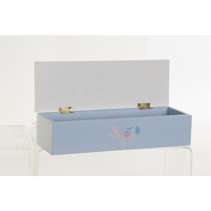 Caja Baby DKD Home Decor Azul Rosa 8 x 6.5 x 24 cm (4 Unidades) 2