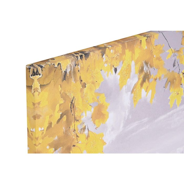 Cuadro Loft DKD Home Decor Amarillo Gris 2.5 x 60 x 80 cm (4 Unidades) 1