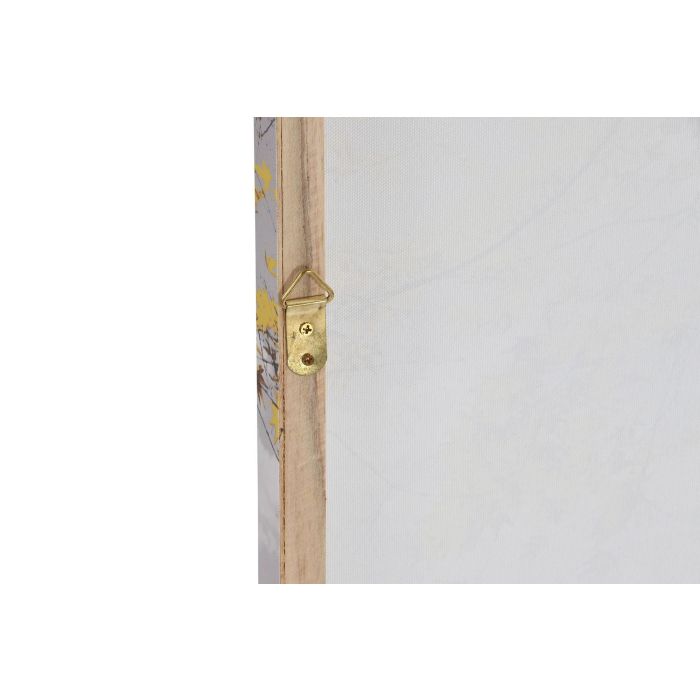 Cuadro Loft DKD Home Decor Amarillo Gris 2.5 x 60 x 80 cm (4 Unidades) 3