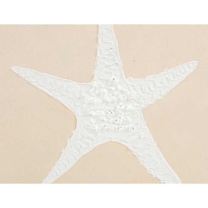 Cuadro Mediterraneo DKD Home Decor Crema Blanco 3 x 40 x 40 cm (4 Unidades) 1