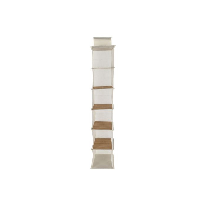 Organizador Basicos DKD Home Decor Natural Blanco 30 x 84 x 15 cm (4 Unidades) 2