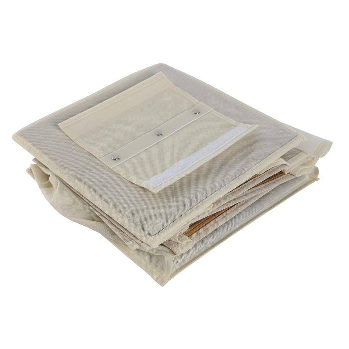 Organizador Basicos DKD Home Decor Natural Blanco 30 x 84 x 30 cm (4 Unidades) 3