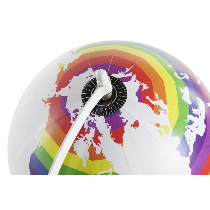 Globo Terraqueo Urban DKD Home Decor Blanco Multicolor 18 x 28 x 20 cm (4 Unidades) 1