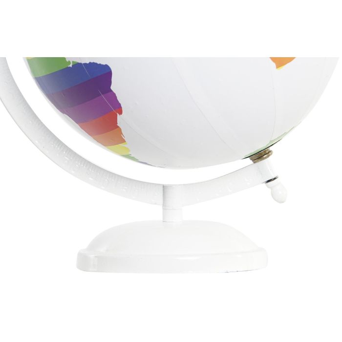 Globo Terraqueo Urban DKD Home Decor Blanco Multicolor 18 x 28 x 20 cm (4 Unidades) 2