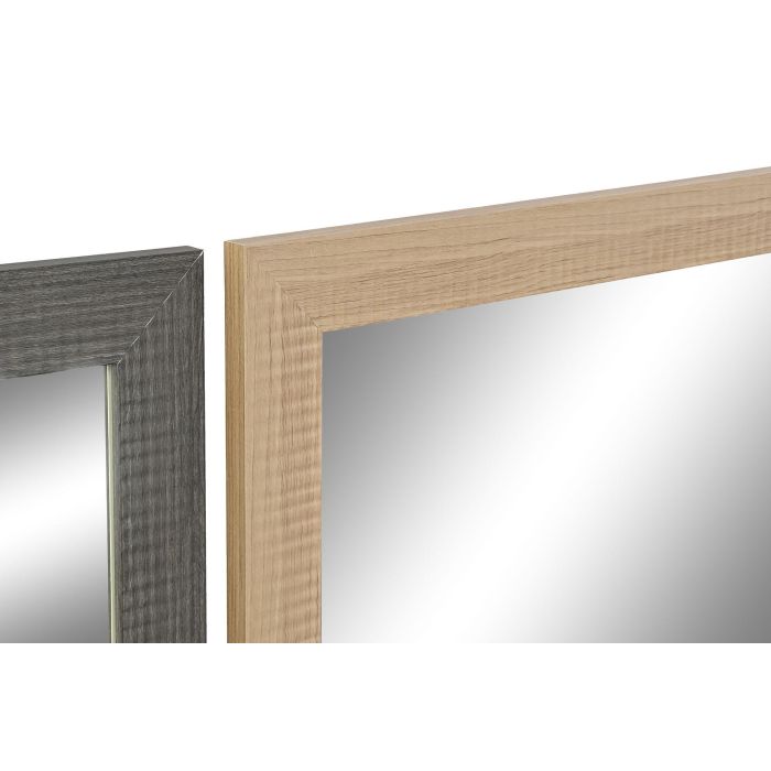 Espejo Tradicional DKD Home Decor Natural Marron 2 x 97 x 70 cm (4 Unidades) 1