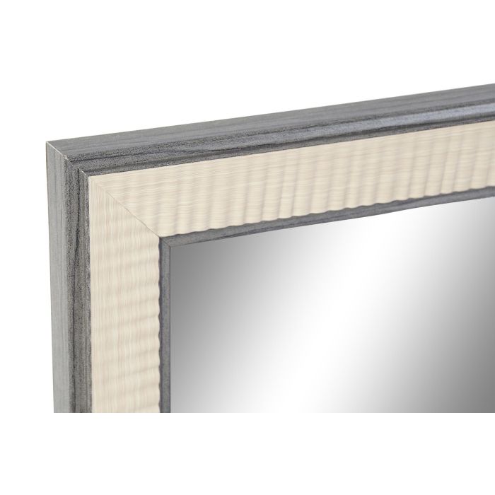 Espejo Tradicional DKD Home Decor Marron Blanco 2 x 66 x 36 cm (4 Unidades) 1