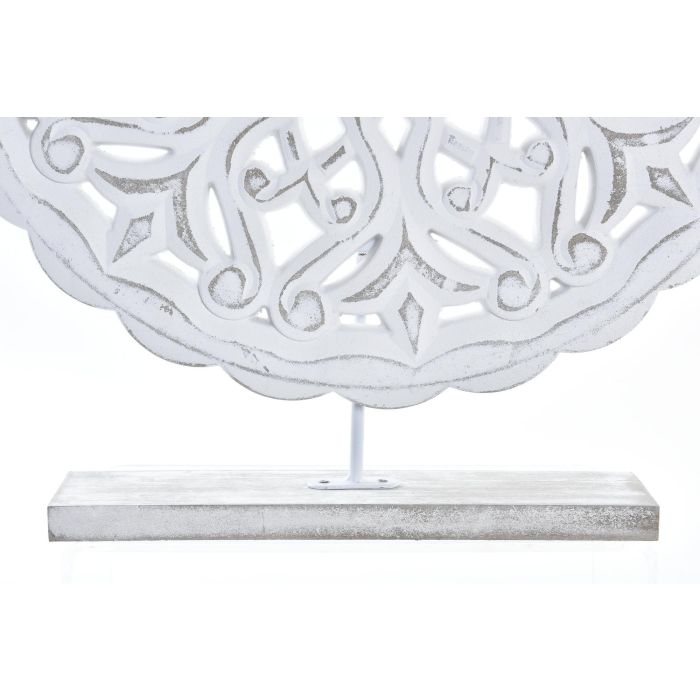 Decoracion Arabe DKD Home Decor Blanco 7 x 45 x 40 cm (4 Unidades) 2