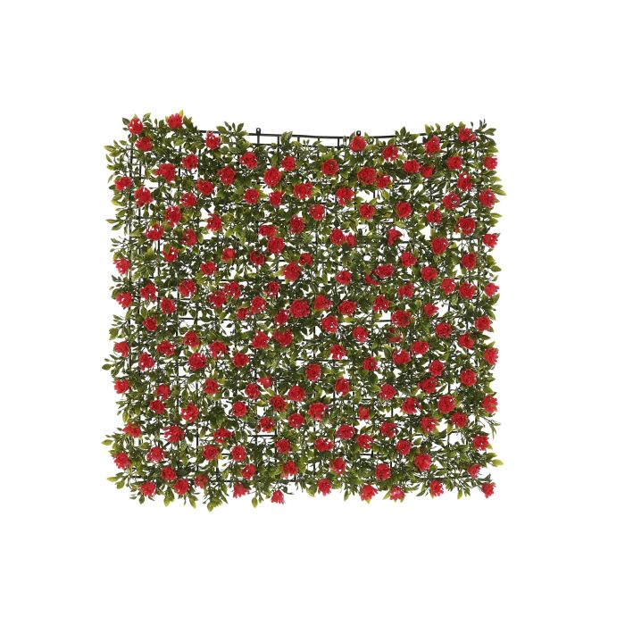 Jardin Vertical  DKD Home Decor Verde Rojo 50 x 5 x 50 cm (4 Unidades)