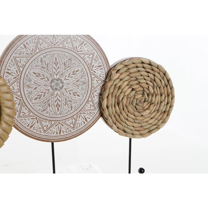 Perchero Boho DKD Home Decor Natural 23.5 x 5 x 45 cm (4 Unidades) 2 Perchero Boho DKD Home Decor Natural 23.5 x 5 x 45 cm (4 Unidades) 2