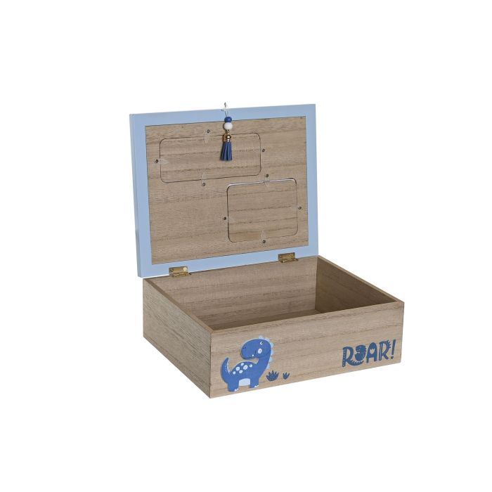 Caja Kids DKD Home Decor Azul Natural 19 x 8.5 x 24 cm (4 Unidades) 3