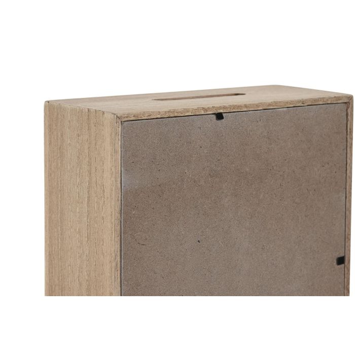 Hucha Baby DKD Home Decor Beige Natural 7 x 20 x 16 cm (4 Unidades) 2