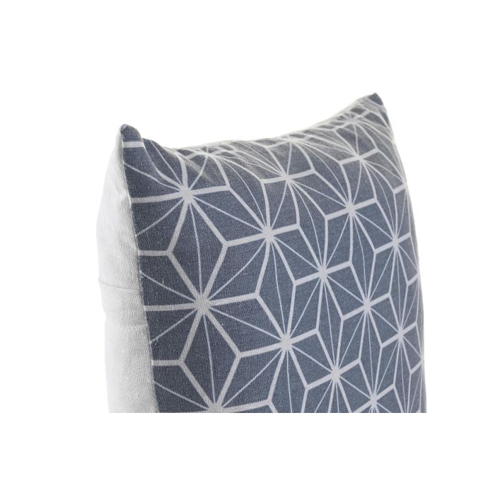 Cojin Mediterraneo DKD Home Decor Azul Azul Celeste 10 x 40 x 40 cm (4 Unidades) 1