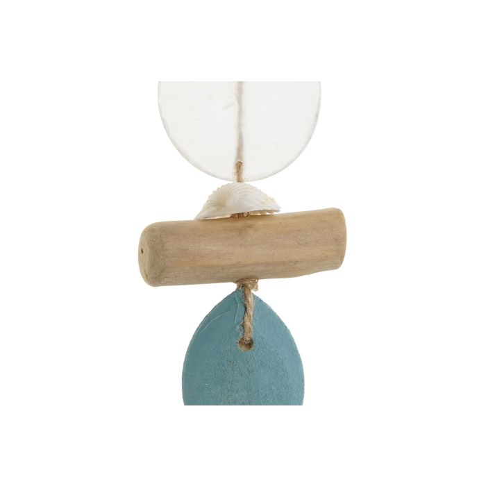 Decoracion Colgante Mediterraneo DKD Home Decor Multicolor Natural 3 x 52 x 30 cm (4 Unidades) 3