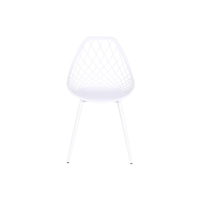 Silla Urban DKD Home Decor Blanco 48.5 x 83.5 x 55 cm (4 Unidades) 3