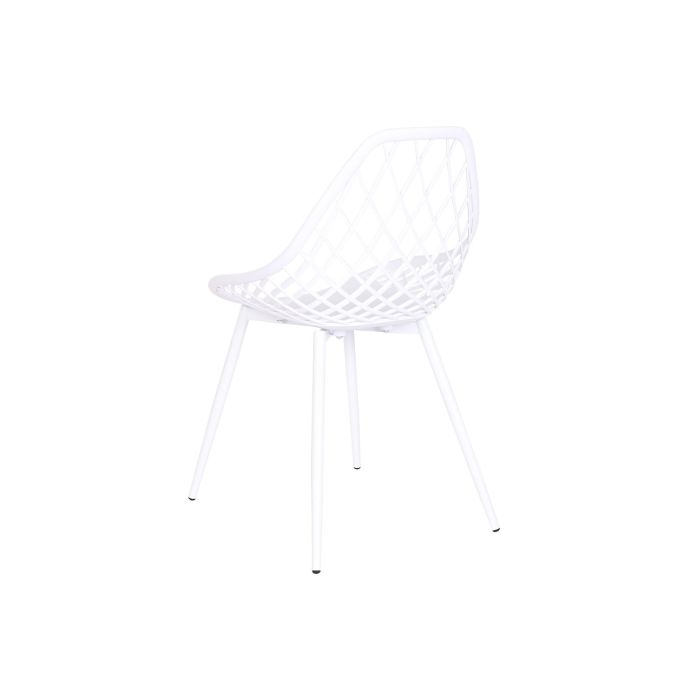 Silla Urban DKD Home Decor Blanco 48.5 x 83.5 x 55 cm (4 Unidades) 5