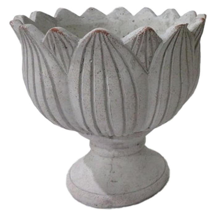 Centro Mesa Romantico DKD Home Decor Gris 20 x 21 x 20 cm (4 Unidades) 0 Centro Mesa Romantico DKD Home Decor Gris 20 x 21 x 20 cm (4 Unidades) 0
