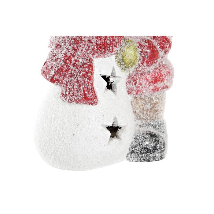 Figura Navidad Tradicional DKD Home Decor Rojo Blanco 7.5 x 30 x 13.5 cm (4 Unidades) 3