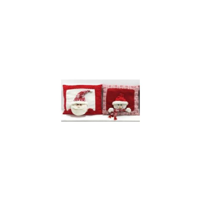 Cojin  DKD Home Decor Rojo Blanco 10 x 40 x 40 cm (4 Unidades)