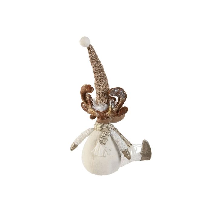 Figura Navidad Moderna DKD Home Decor Beige Blanco 16 x 55 x 18 cm (4 Unidades) 3