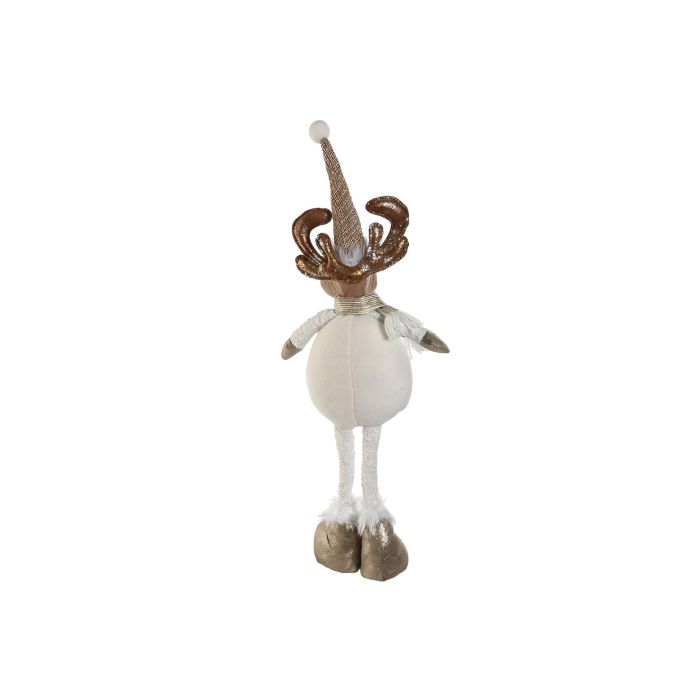 Figura Navidad Moderna DKD Home Decor Beige Blanco 24 x 65 x 24 cm (4 Unidades) 3