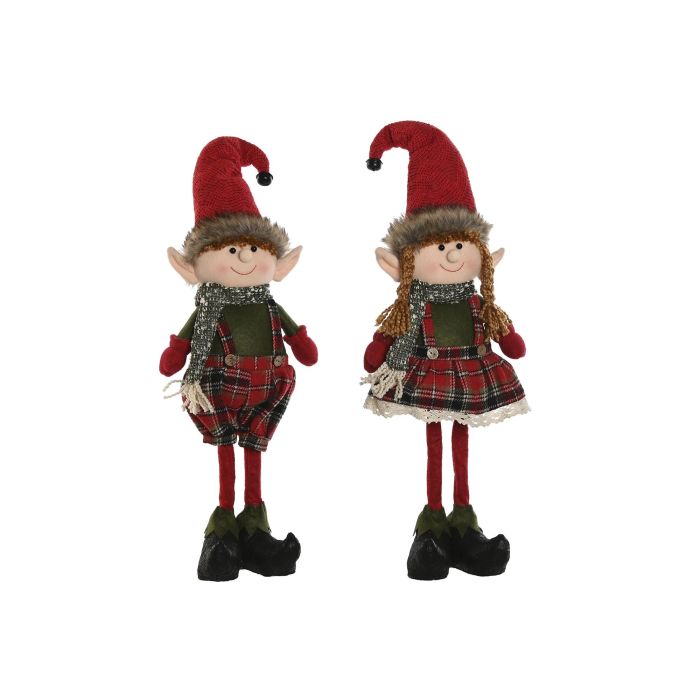 Figura Navidad Tradicional DKD Home Decor Rojo Verde 10 x 56 x 20 cm (4 Unidades) 0 Figura Navidad Tradicional DKD Home Decor Rojo Verde 10 x 56 x 20 cm (4 Unidades) 0