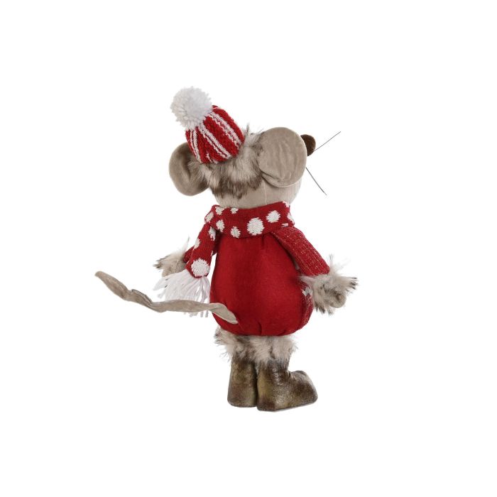 Figura Navidad Tradicional DKD Home Decor Rojo Beige 18 x 48 x 24 cm (4 Unidades) 2