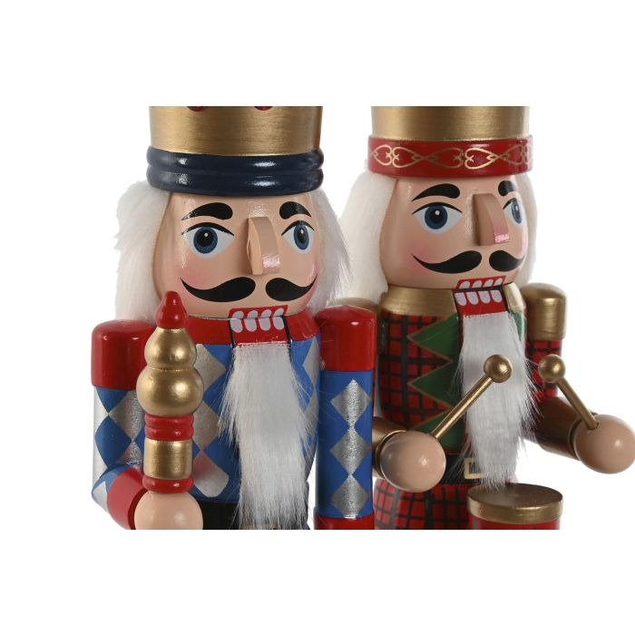Figura Navidad Fantasia DKD Home Decor Rojo Azul 11 x 38 x 11 cm (4 Unidades) 1 Figura Navidad Fantasia DKD Home Decor Rojo Azul 11 x 38 x 11 cm (4 Unidades) 1