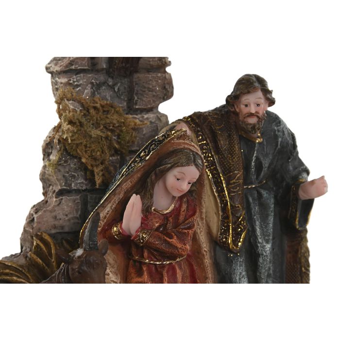 Nacimiento Navidad Tradicional DKD Home Decor Multicolor 8.5 x 20 x 16 cm (4 Unidades) 1