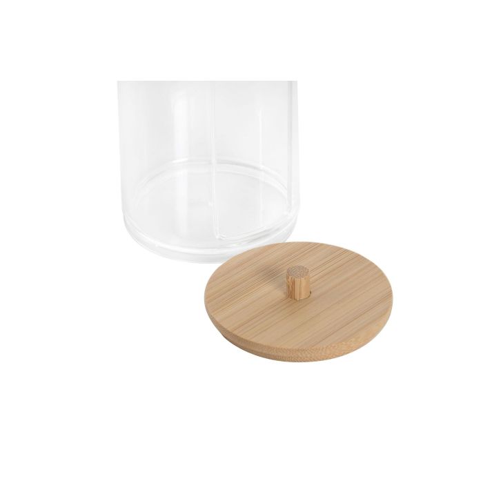 Algodonero DKD Home Decor Transparente Natural 7 x 18.5 x 7 cm (4 Unidades) 1 Algodonero DKD Home Decor Transparente Natural 7 x 18.5 x 7 cm (4 Unidades) 1