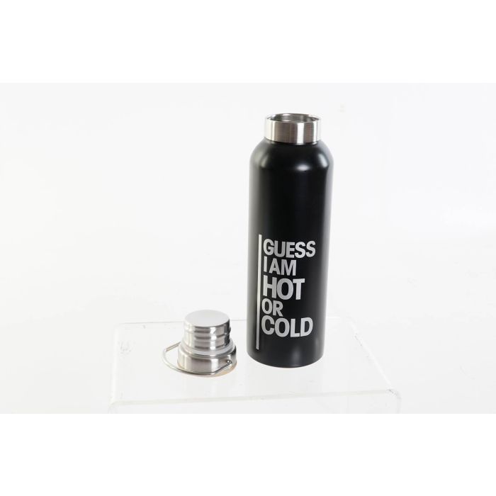 Botella Loft DKD Home Decor Negro Blanco 7.5 x 24 x 7.5 cm (4 Unidades) 3