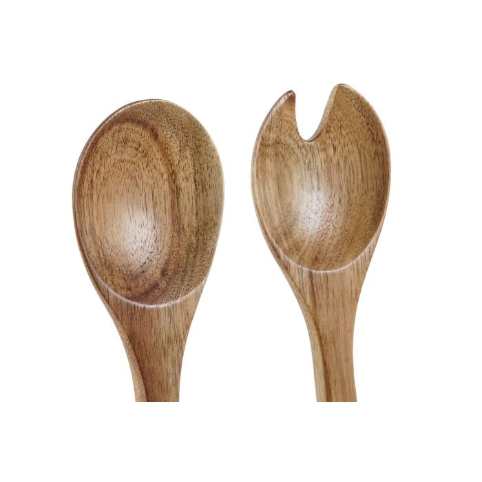 Utensilios Basicos DKD Home Decor Natural 6.5 x 2 x 30 cm Set de 2 (4 Unidades)