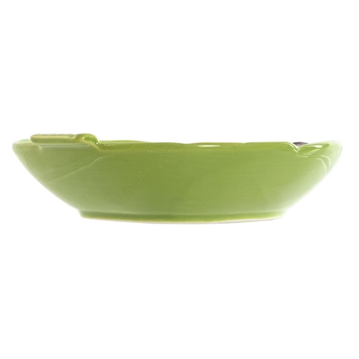 Plato Moderno DKD Home Decor Verde 19 x 4.3 x 20 cm (4 Unidades) 2