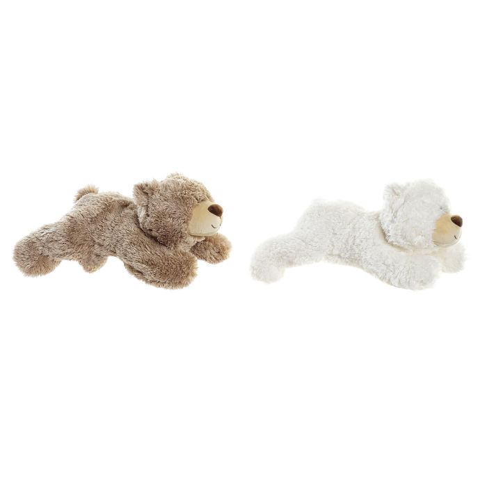 Peluche Kids DKD Home Decor Marron Blanco 38 x 16 x 30 cm (4 Unidades)