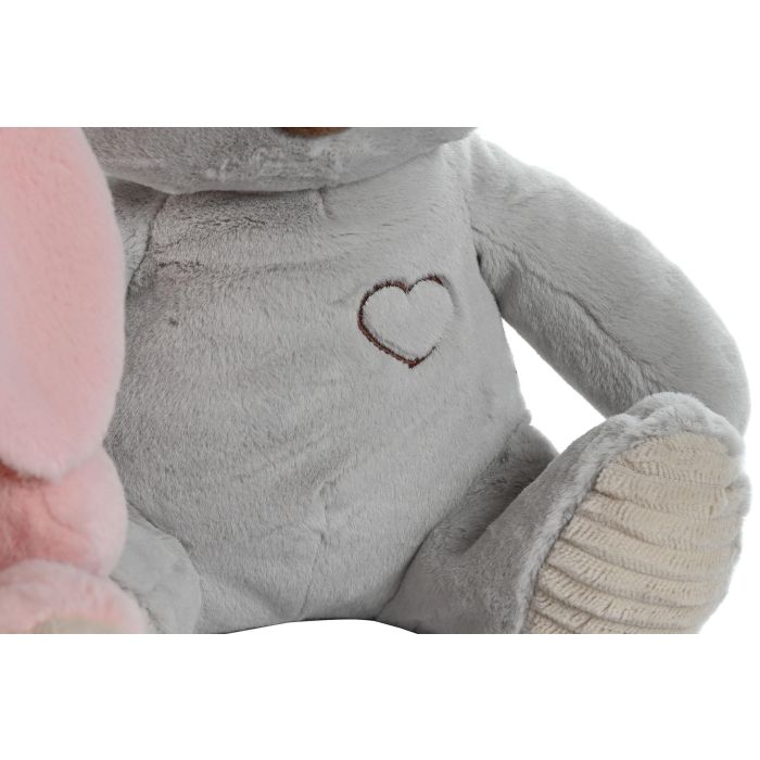 Peluche Kids DKD Home Decor Marron Blanco 20 x 28 x 25 cm (4 Unidades) 2