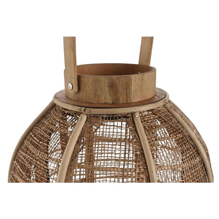 Portavela Balines DKD Home Decor Natural 29 x 46 x 29 cm (4 Unidades) 1