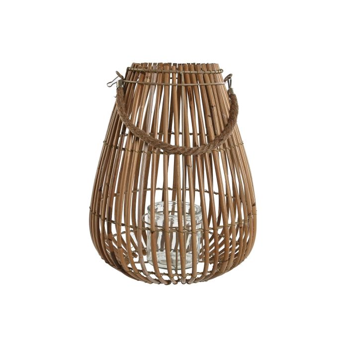 Portavela Balines DKD Home Decor Natural 27 x 37 x 27 cm (4 Unidades)