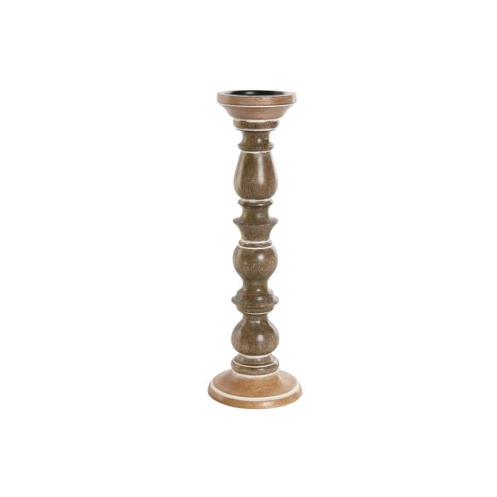 Candelabro Romantico DKD Home Decor Marron 15 x 46 x 15 cm (4 Unidades)