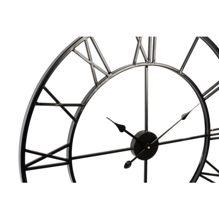Reloj Pared Loft DKD Home Decor Blanco Negro 3 x 40 x 40 cm (4 Unidades) 1