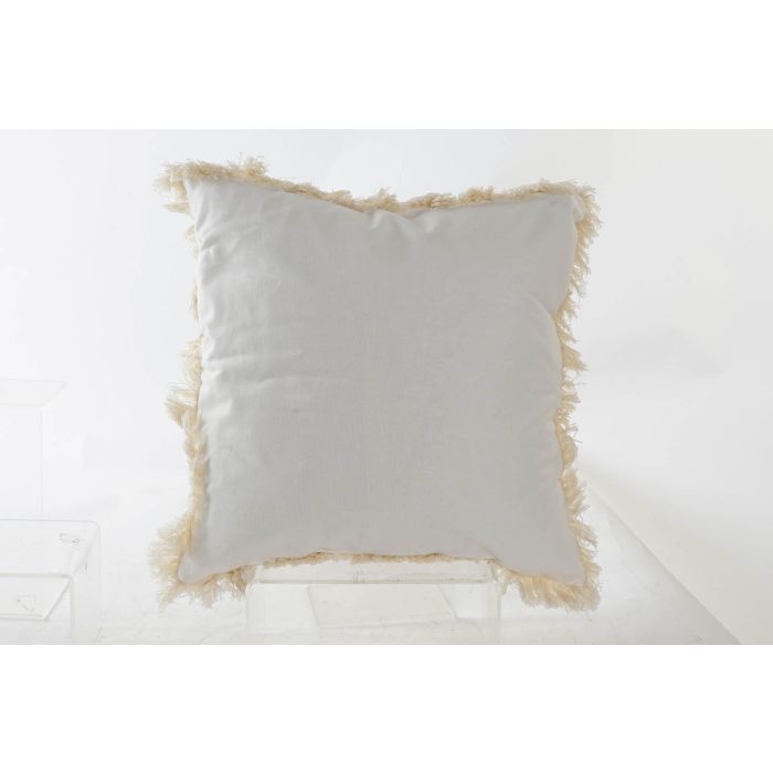 Cojin Boho DKD Home Decor Crema 10 x 45 x 45 cm (4 Unidades) 3