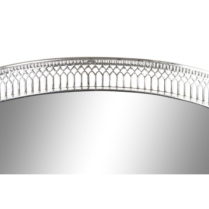 Bandeja Decoracion Tradicional DKD Home Decor Plateado 15 x 4 x 24 cm (6 Unidades) 1