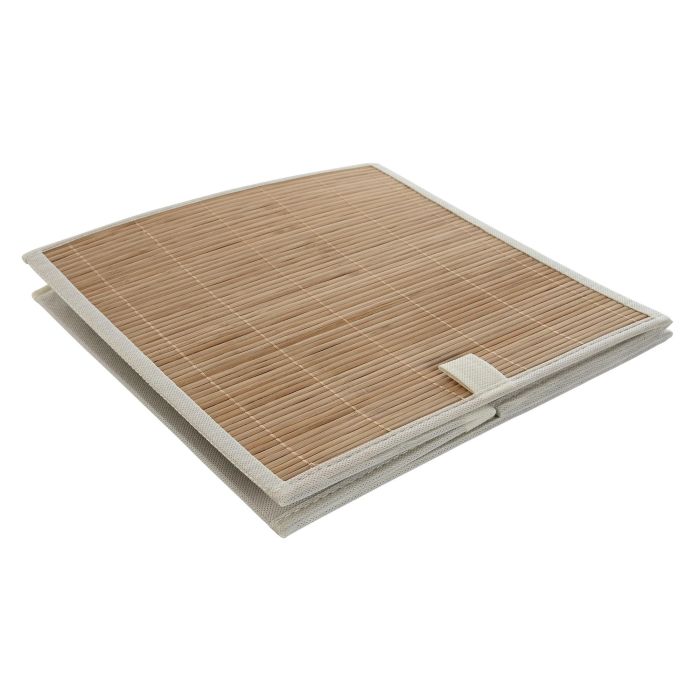 Cesta Basicos DKD Home Decor Natural 31 x 31 x 31 cm (6 Unidades) 2