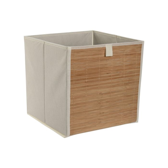 Cesta Basicos DKD Home Decor Natural 31 x 31 x 31 cm (6 Unidades)