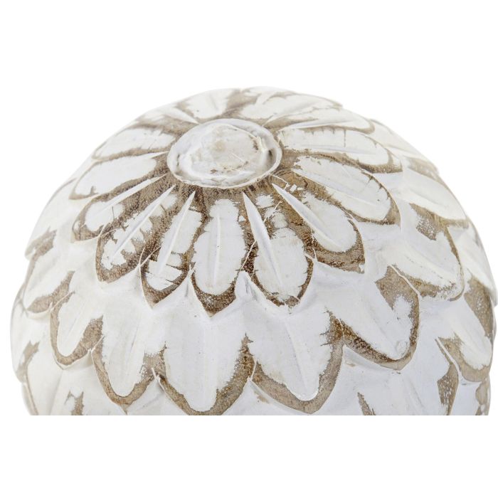 Bola Decoracion Indio DKD Home Decor Natural 13 x 13 cm (6 Unidades) 2