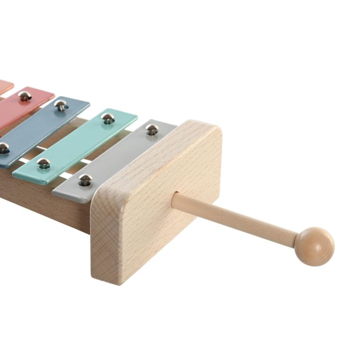 Xilofono Kids DKD Home Decor Multicolor Natural 10 x 3 x 27 cm (6 Unidades) 2 Xilofono Kids DKD Home Decor Multicolor Natural 10 x 3 x 27 cm (6 Unidades) 2