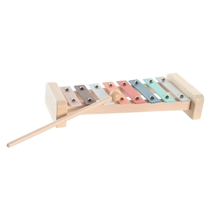 Xilofono Kids DKD Home Decor Multicolor Natural 10 x 3 x 27 cm (6 Unidades) 3 Xilofono Kids DKD Home Decor Multicolor Natural 10 x 3 x 27 cm (6 Unidades) 3